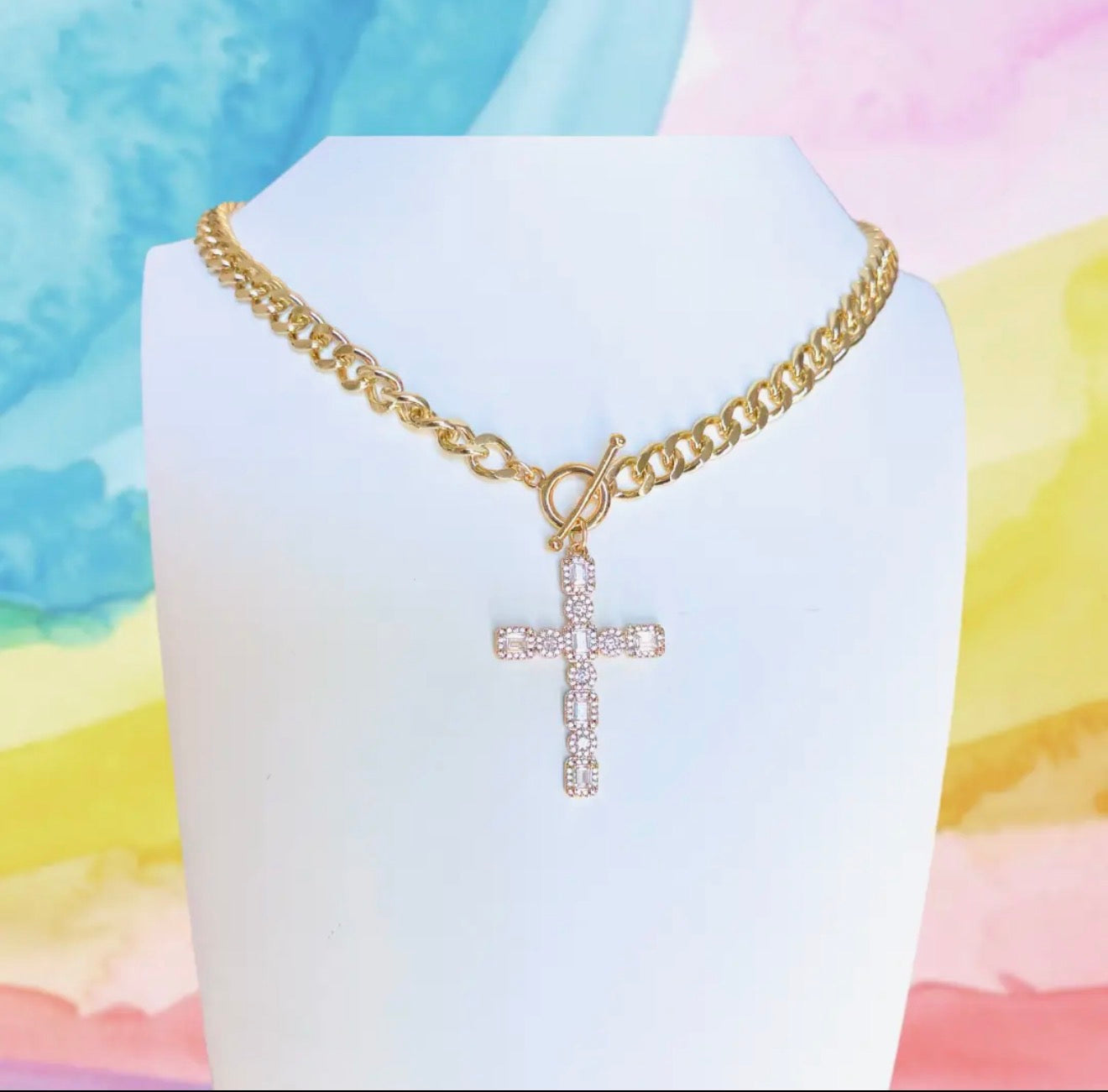 Cuban Cross Necklace