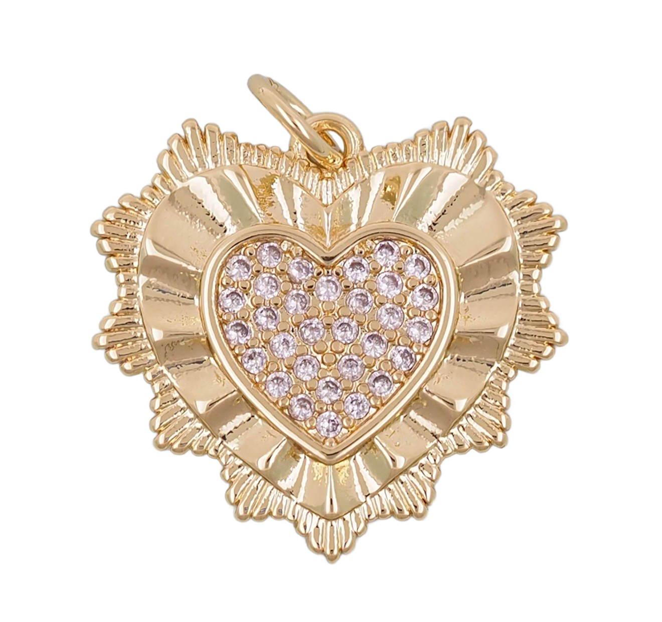 Dainty Diamond Heart - Small