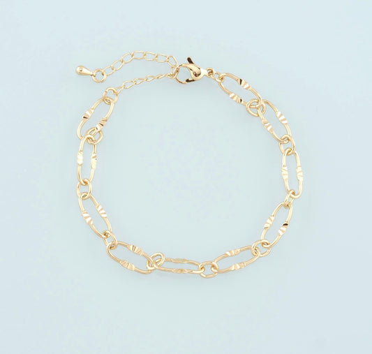 Textured Paperlink Bracelet