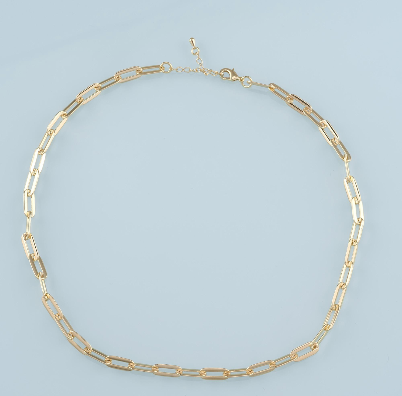 18" Chunky Oval link Necklace
