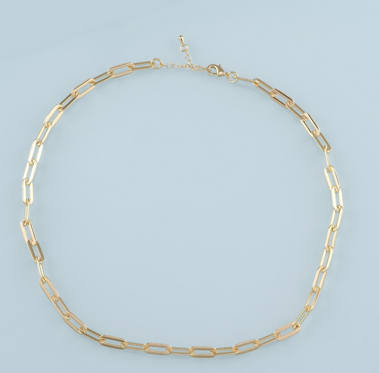 18" Chunky Oval link Necklace