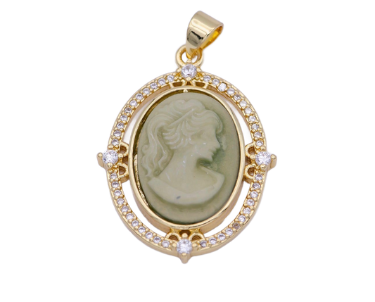 Sage Cameo - Large