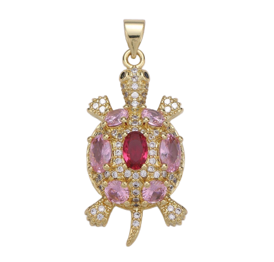 Pink Turtle - Large
