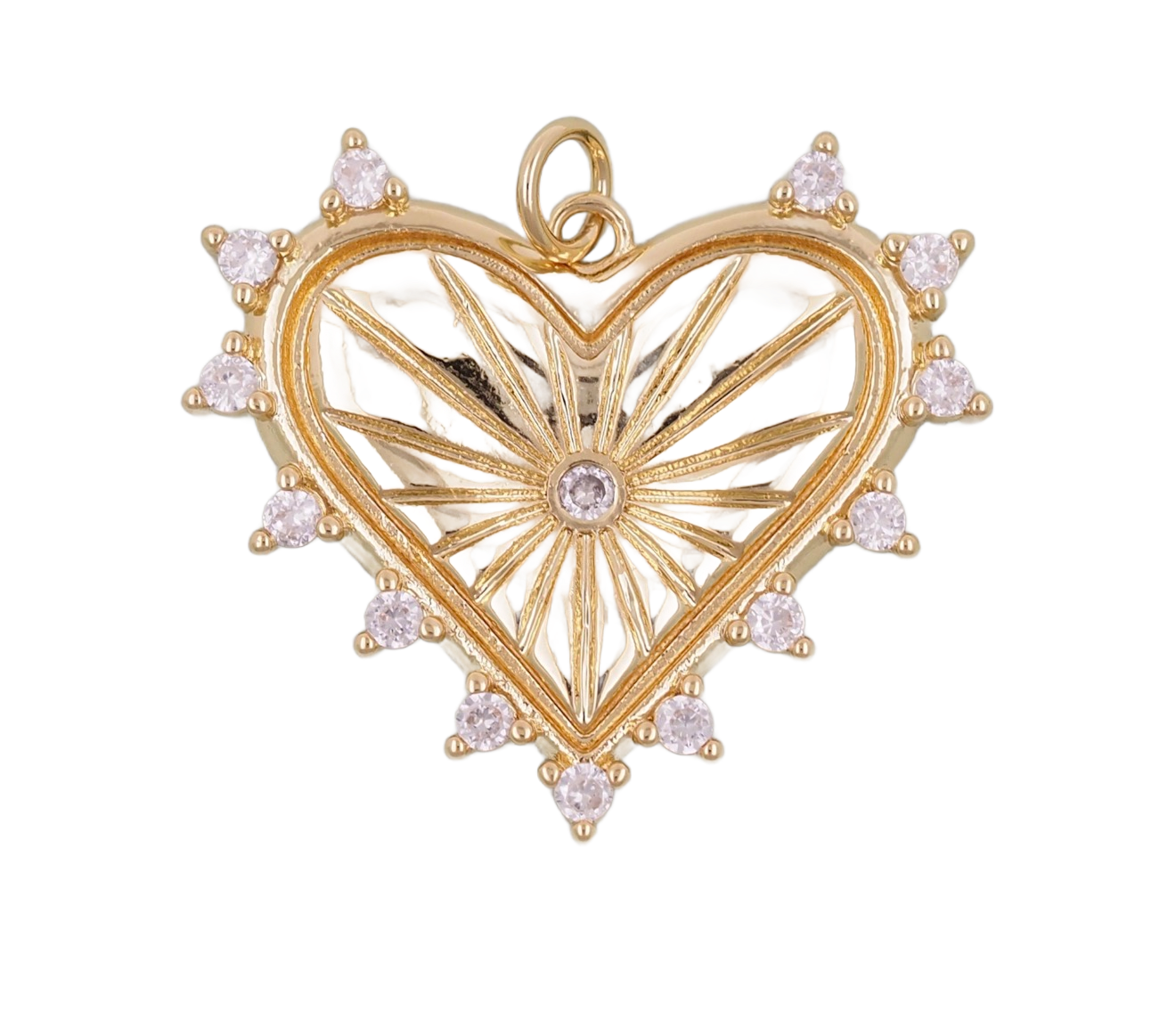 Chunky Diamond Heart - Large