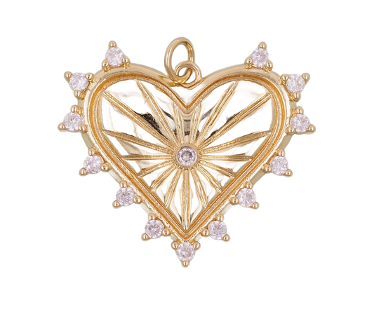 Chunky Diamond Heart - Large