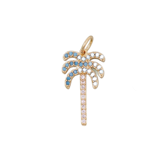Turquoise Palm Tree - Small